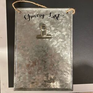 Grocery List Clipboard